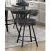 Gabrial Swivel Stools - Black